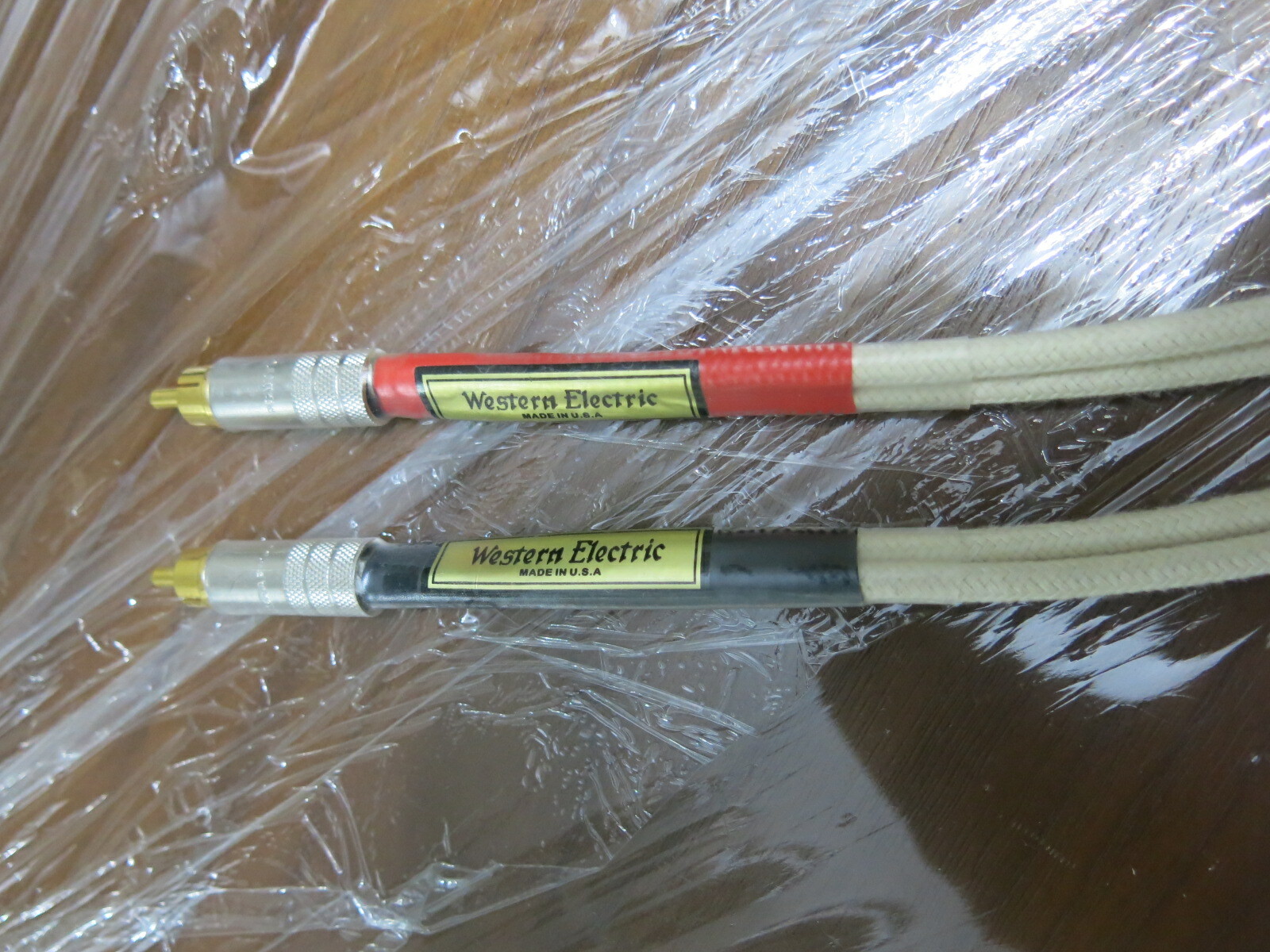 RCA twin wire signal cable 1.25m *2 (Western Electric cloth shield wire)