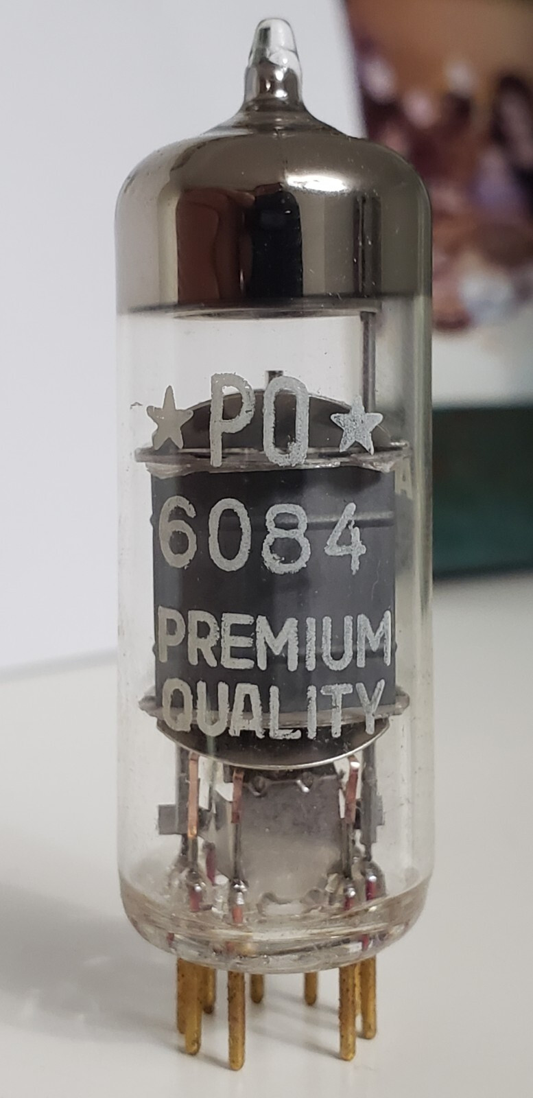 1 Super Nice Amperex 6084 E80F Premium Quality Gold Pin Tube NOS Amplitrex 105%