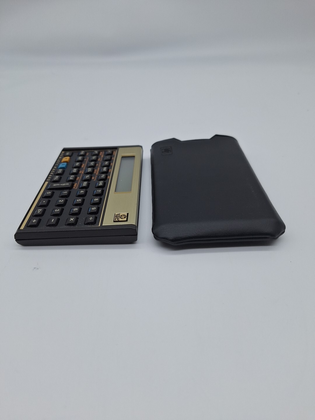 Hewlett Packard Hp 12C Financial Calculator Gold & Black Tested Working.
