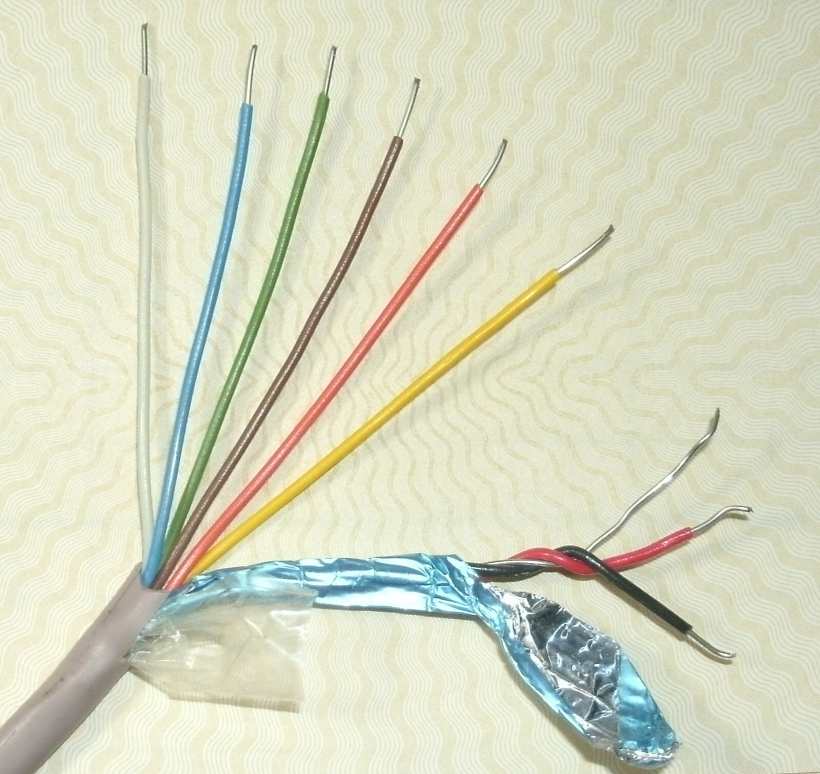 45 Feet ALTEC-LANSING WTS822 9 Conductor Power Cable, 3 Wires Shielded