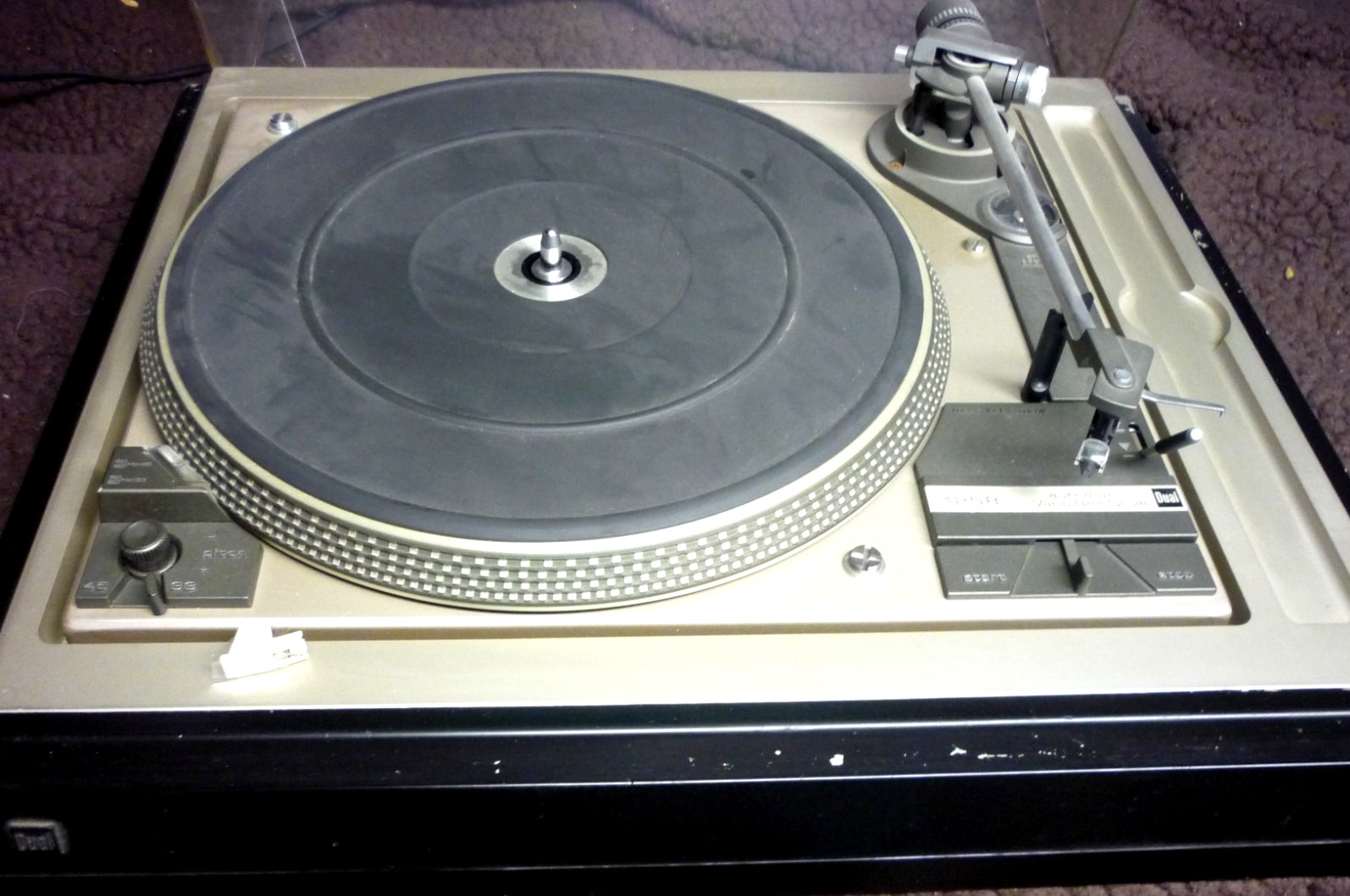 Dual CS 1258 Automatic, Record Player With Issues For Parts/Repair ONLY Vintage