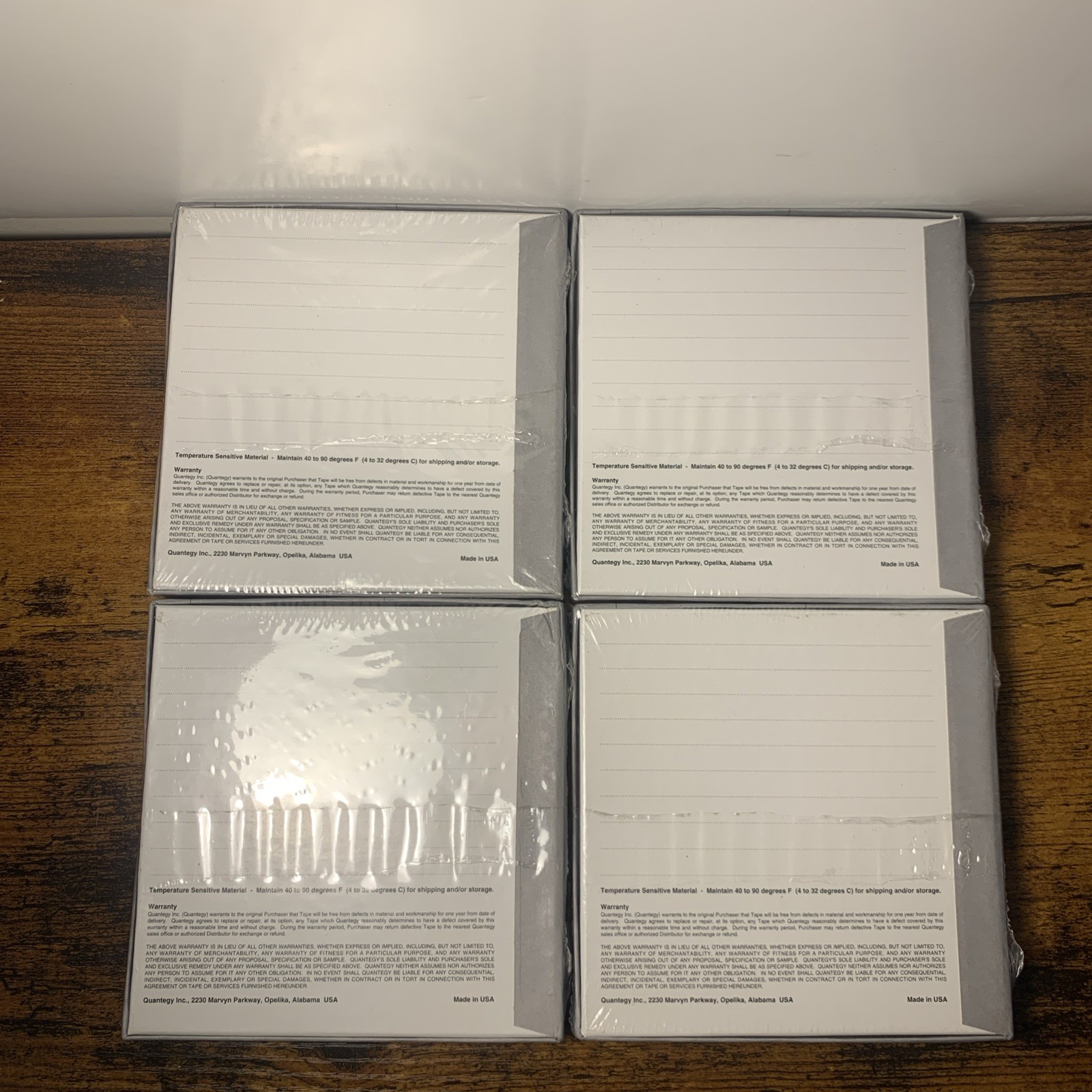 Lot Of 4 – 499 Quantegy Reel It reel Tape – All Sealed