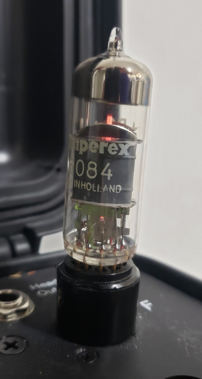 1 Super Nice Amperex 6084 E80F Premium Quality Gold Pin Tube NOS Amplitrex 105%