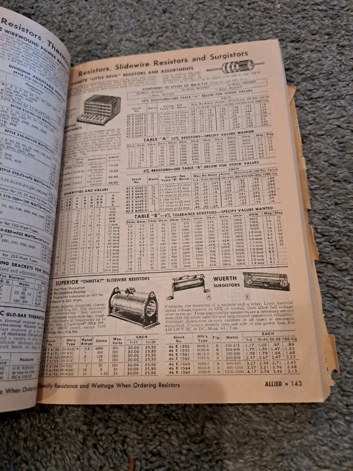 Vintage 1968 Allied Industrial Electronics Catalog No. 680