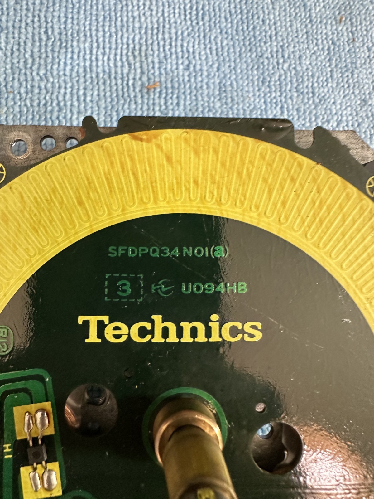 Technics SL-Q303 Vintage Turntable parts original Motor & Circuit Board