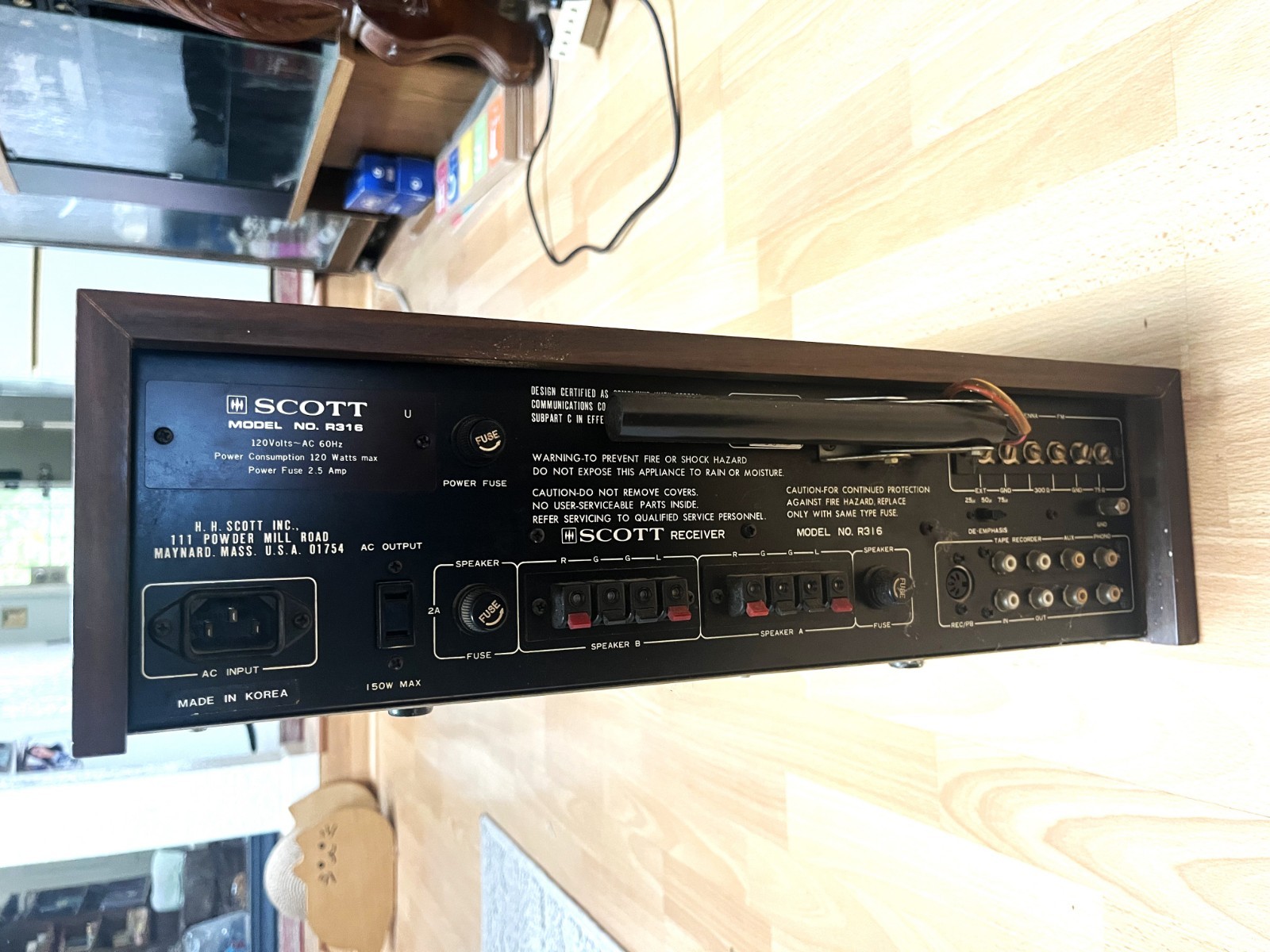 Scott AM/FM Stereo Receiver Model 316
