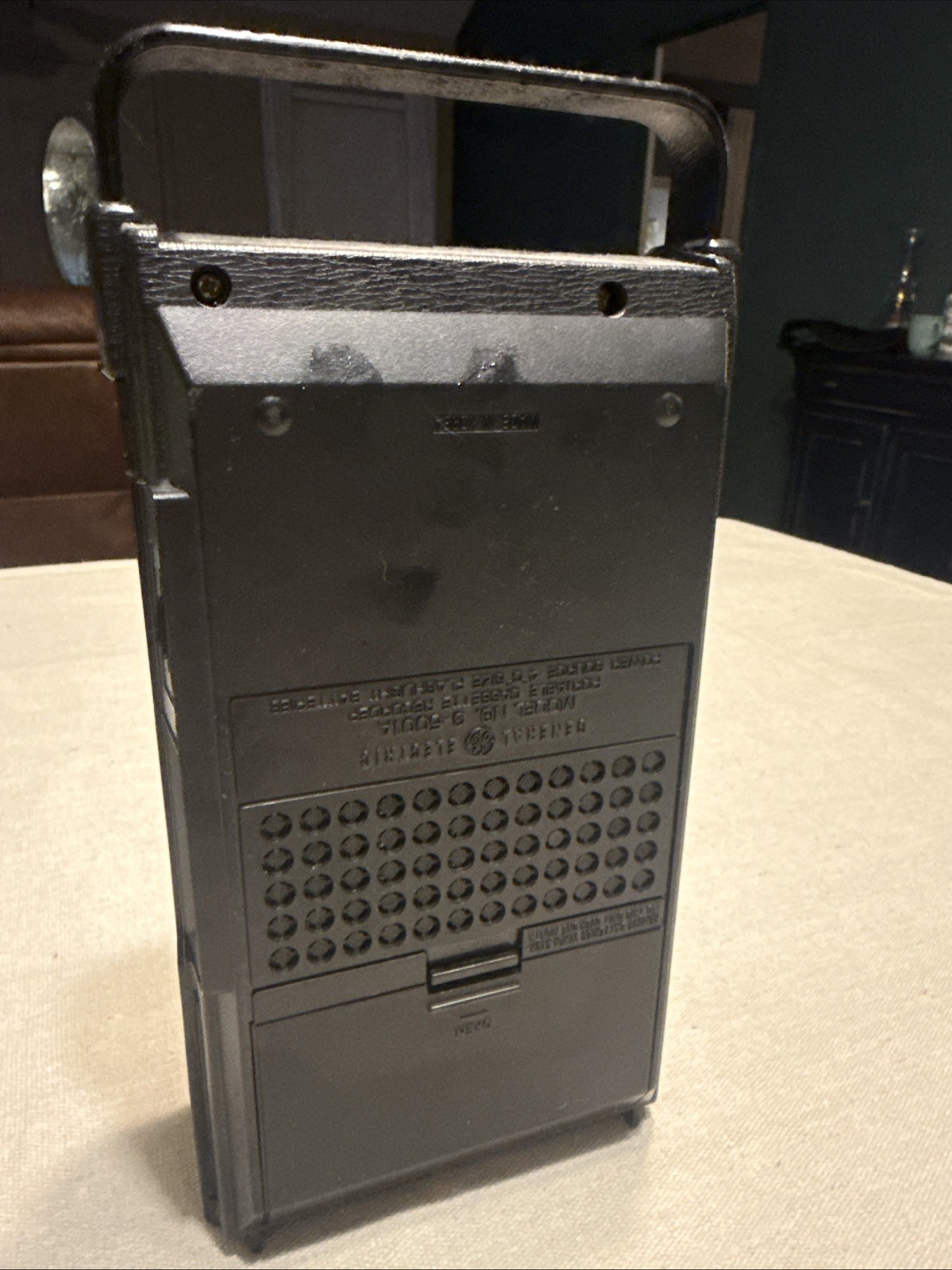 Vintage General Electric Portable Cassette Tape Recorder/Player Model # 3-5001A