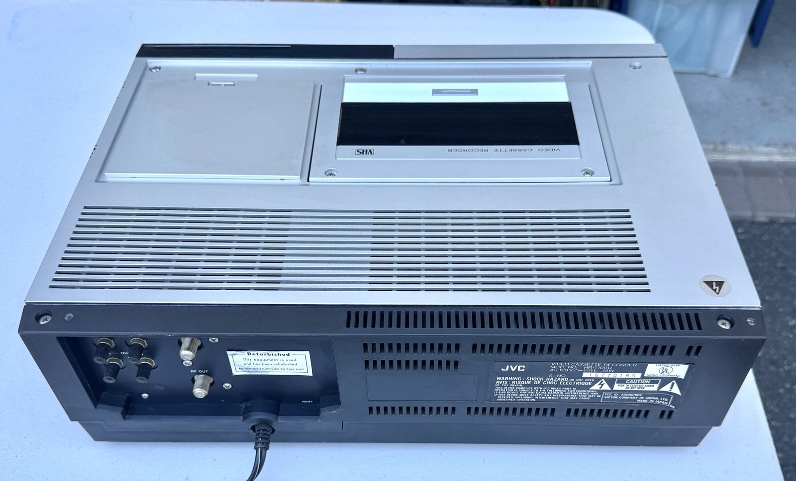 1983 JVC HR-7100U VHS Player VCR Recorder Powers On Untested – The Goldbergs!