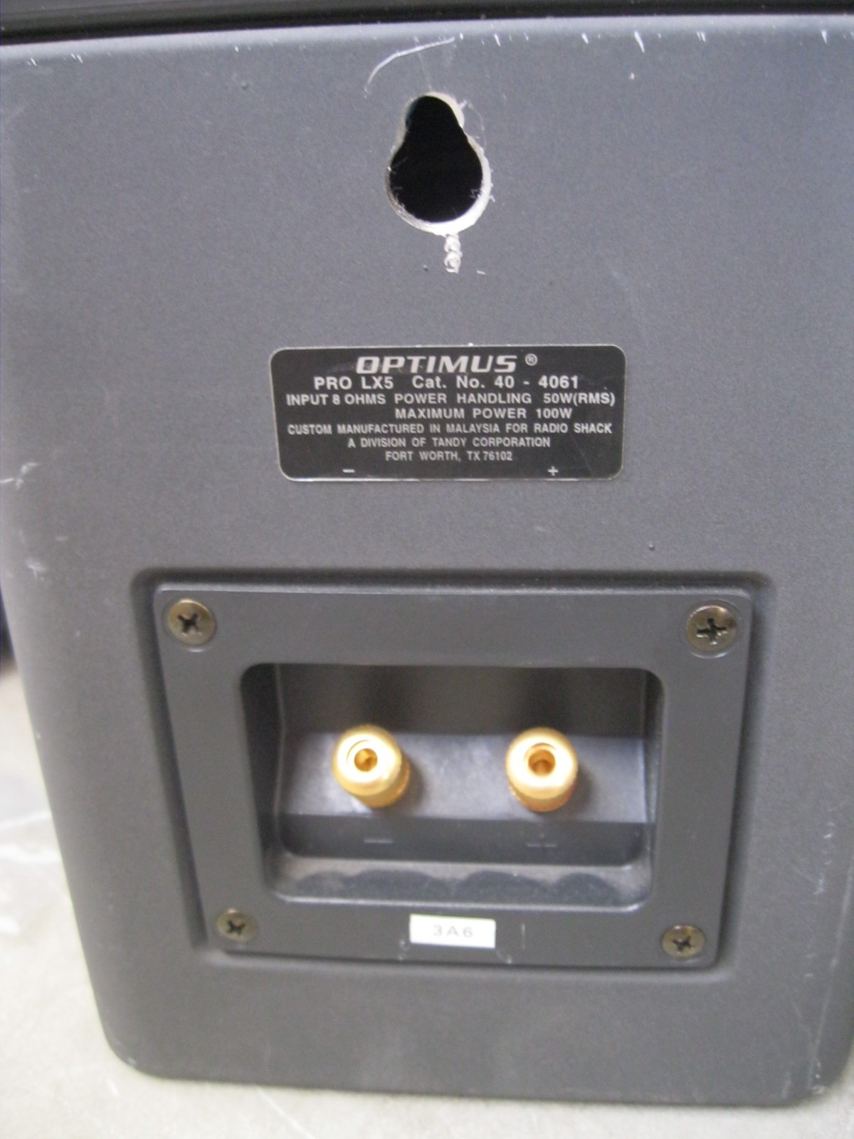 Pair of Optimus Pro LX5 Speakers With Linaeum Tweeters – Great Sound