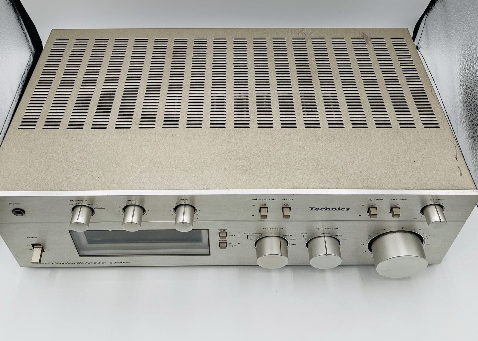 Technics SU-8055 Stereo Integrated DC Amplifier Tested, Working Order- Read