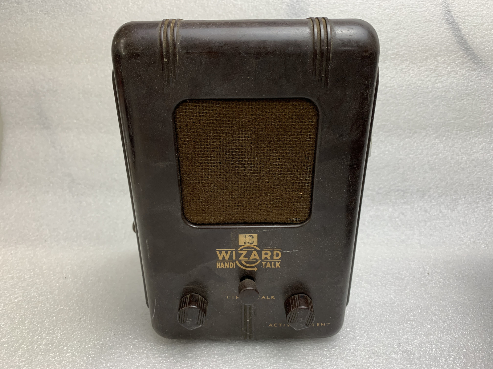VINTAGE Wizard Bakelite Model D2606 Handi Talk Intercom Western Auto Supply 1940