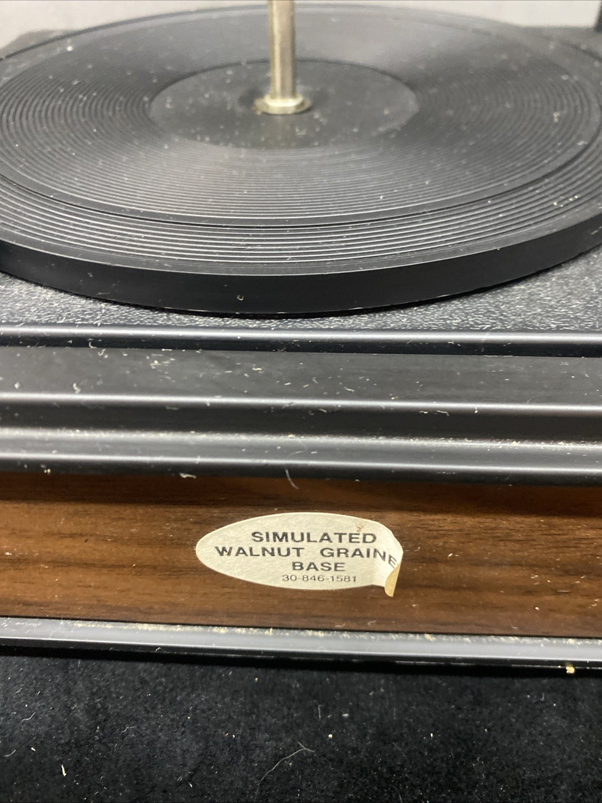 Realistic Turntable Wood Grain Finish Working