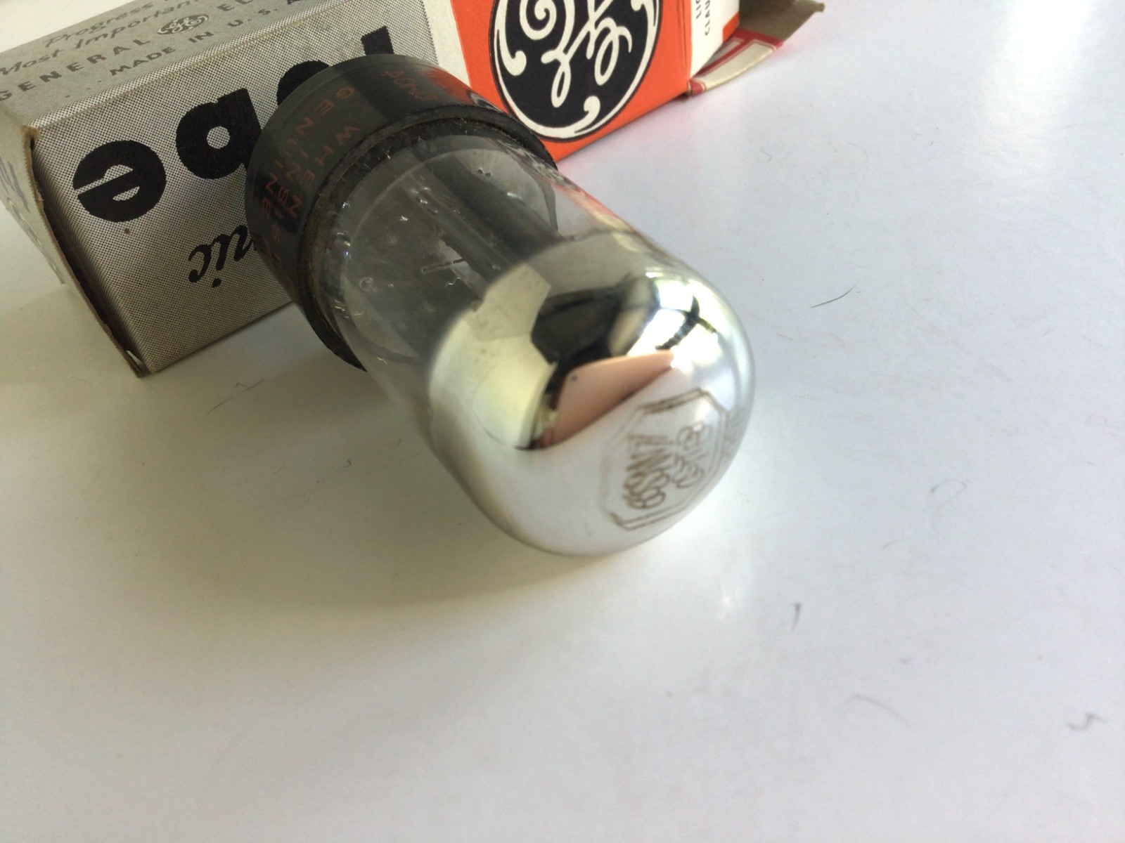 Philco 6SN7GTB Vacuum Tube Vtg NOS Tested Good in GE Box