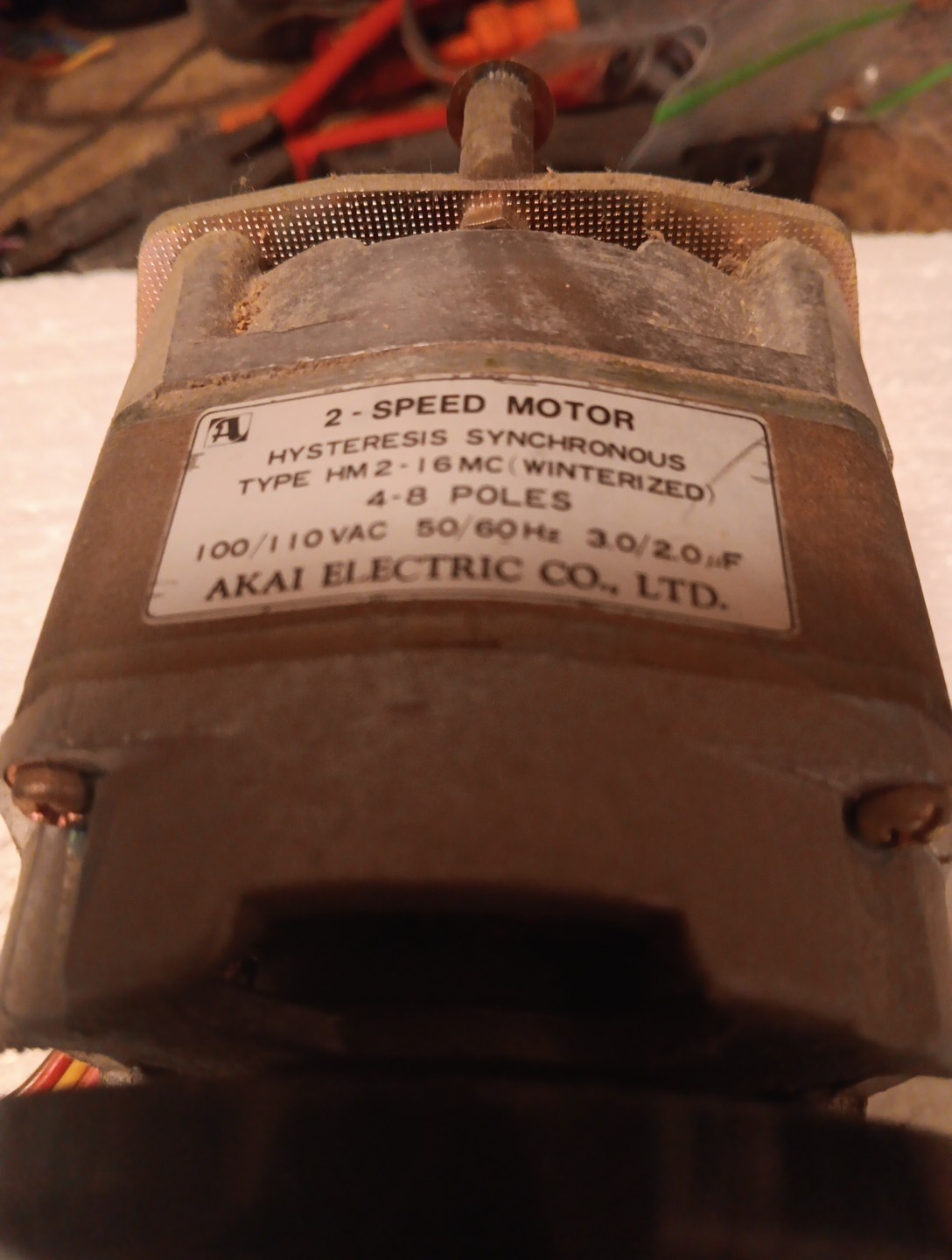 AKAI GX-210D Reel To Reel Capstan Motor