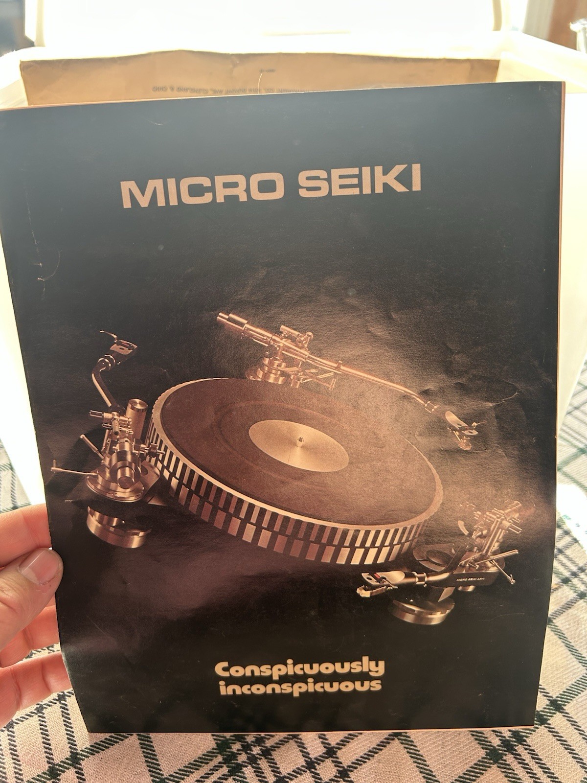 Vintage 1977 MICRO SEIKI ORIGINAL BROCHURE PAMPHLET JAPAN
