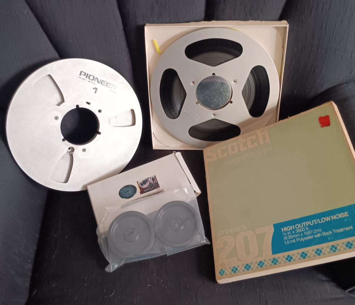 3M SCOTCH #207 TAPE REEL TO REEL LOT-PIONEER REEL TO REEL BLANK +PARTS-OFFERS??