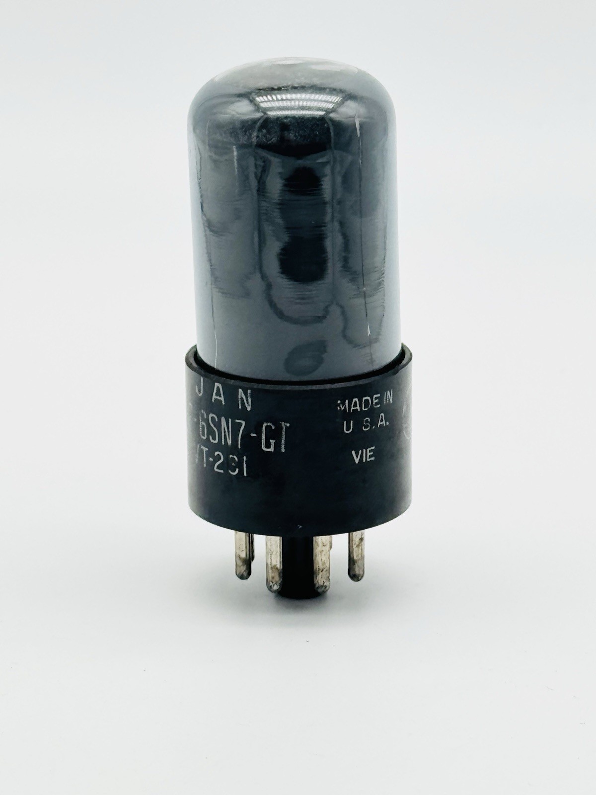 Vintage RCA JAN 6SN7GT VT-231 Vacuum Electron Audio Tube Smoked Glass J7