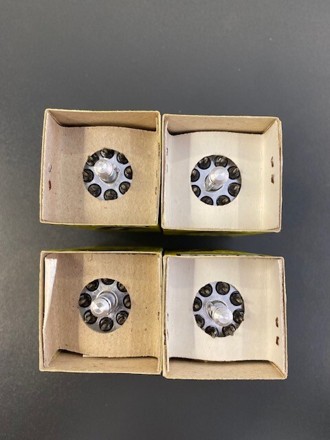2J27L HF universal pentode with short characteristic. NOS. Lot of 4.