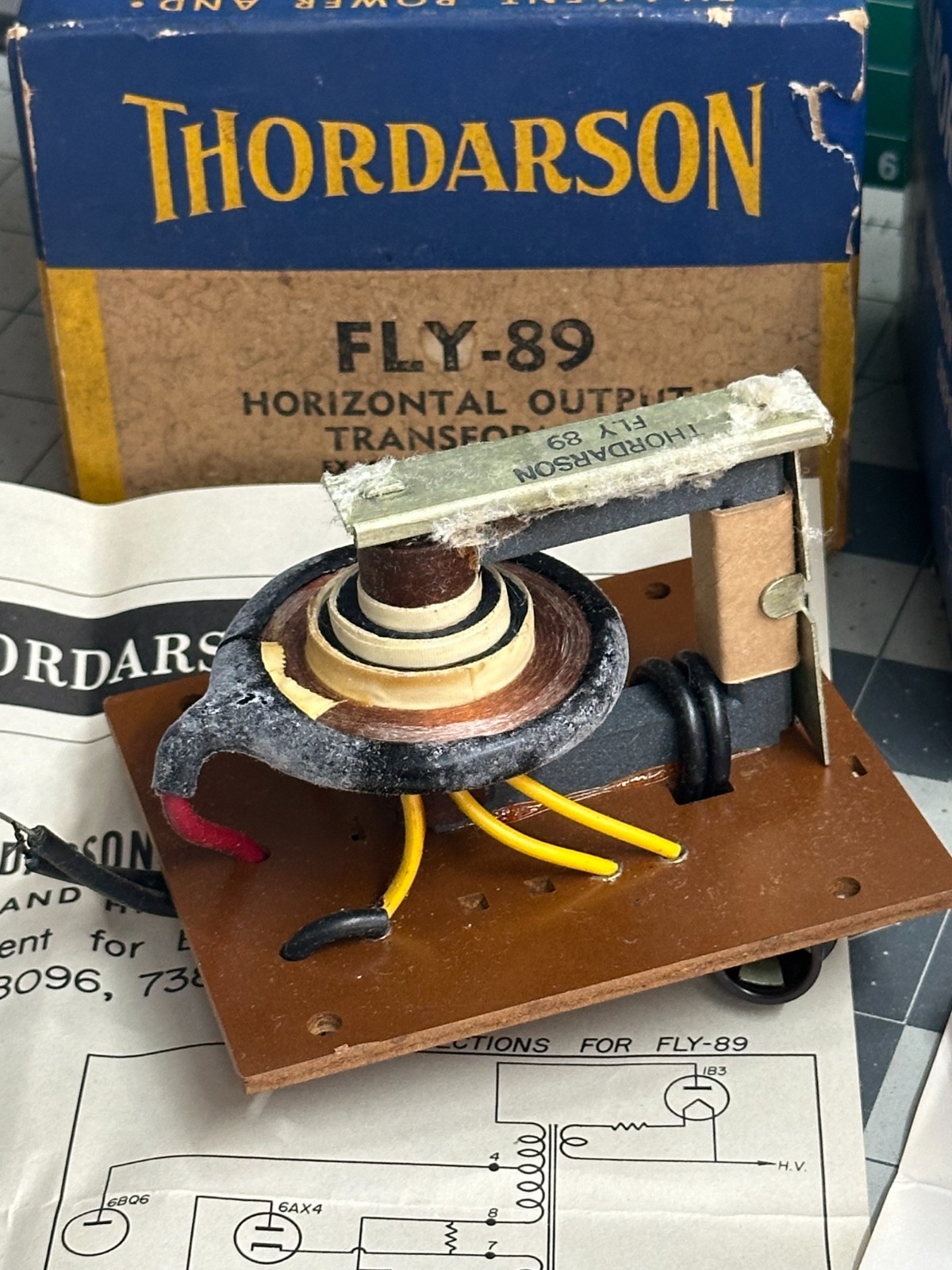 2-pack lot Halldorson FLY-89 Transformer Horizontal Output 70 DEG Emerson 738091