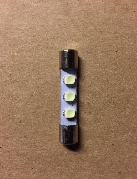 (7)WARM WHITE 8V LED FUSE LAMP -SX-626 SX-525 SX-424 SX-434 SX-300 /Pioneer BULB