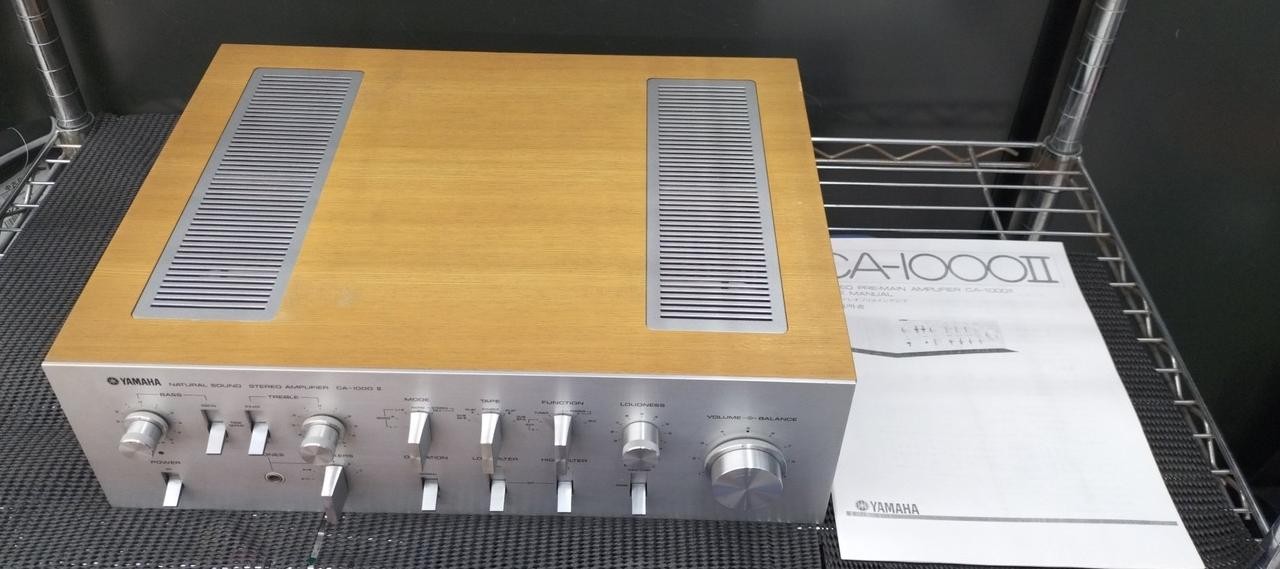 Yamaha CA-1000II Integrated Stereo Amplifier Class A/B Switchable Tested Japan