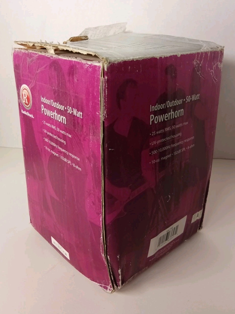 Power Horn Indoor Outdoor PA Speaker 25W RMS 50 Watt Radio Shack 40-1440 BOX C3