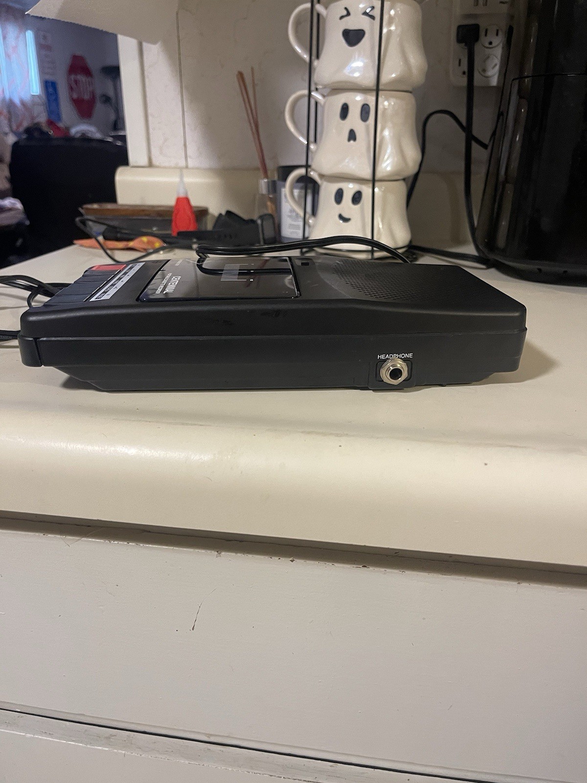 Centennial Portable Cassette Recorder with Automatic Stop