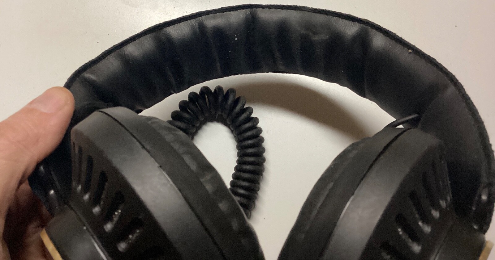 Vintage Recoton ST-11 Power Drive Mono Stereo Headphones USED Tested Works