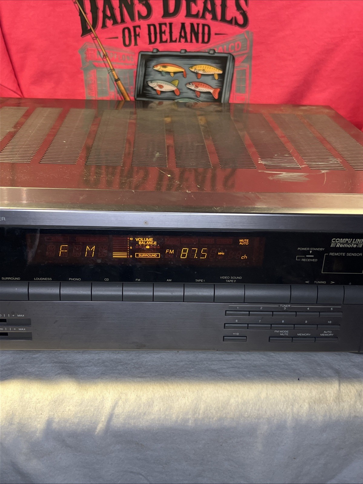 Vintage JVC RX-305 computer-controlled stereo receiver in good working condition