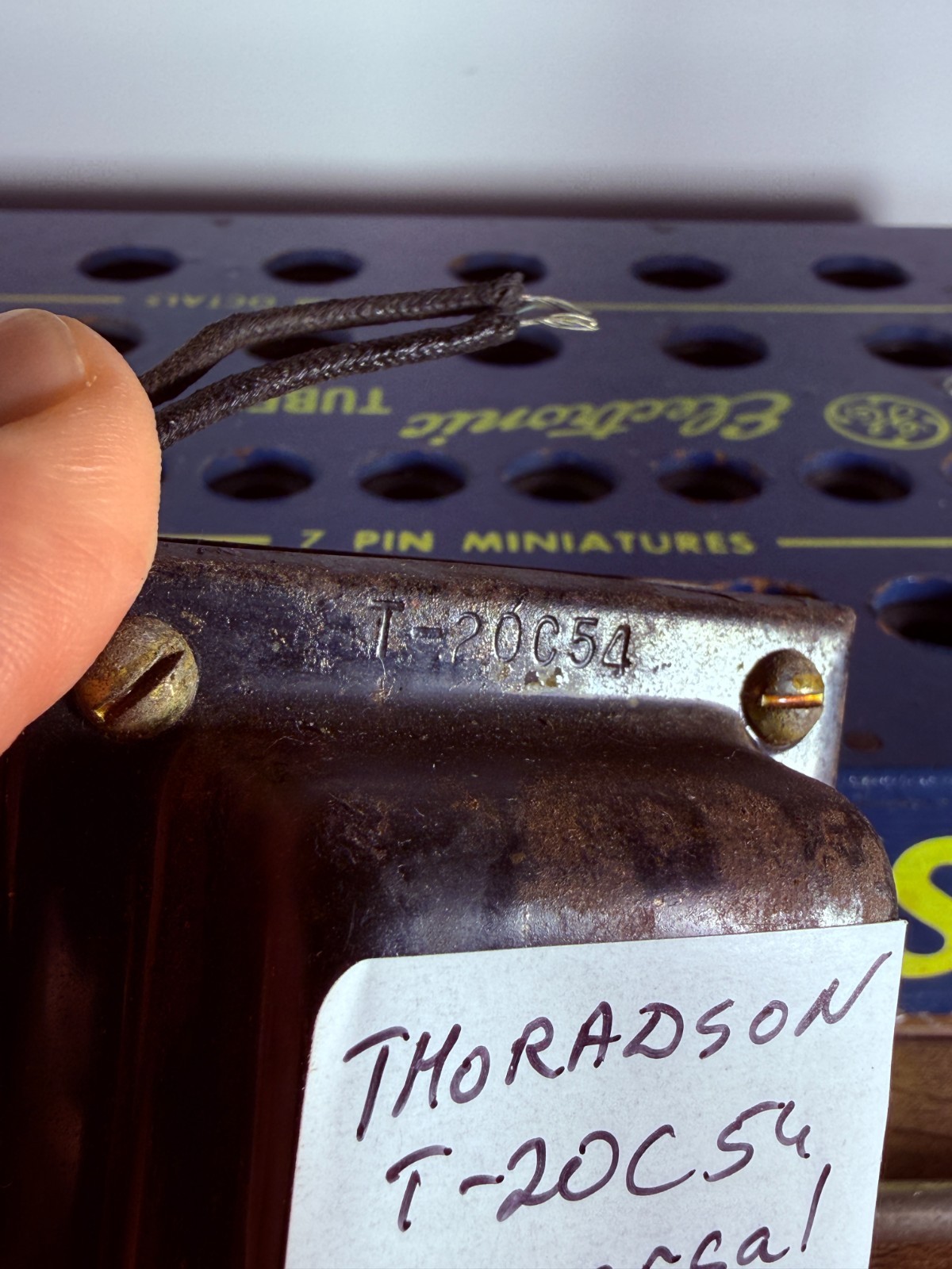 Universal Thordarson 8H to 16H 150mA DC Vintage Reactor Filter Choke Transformer
