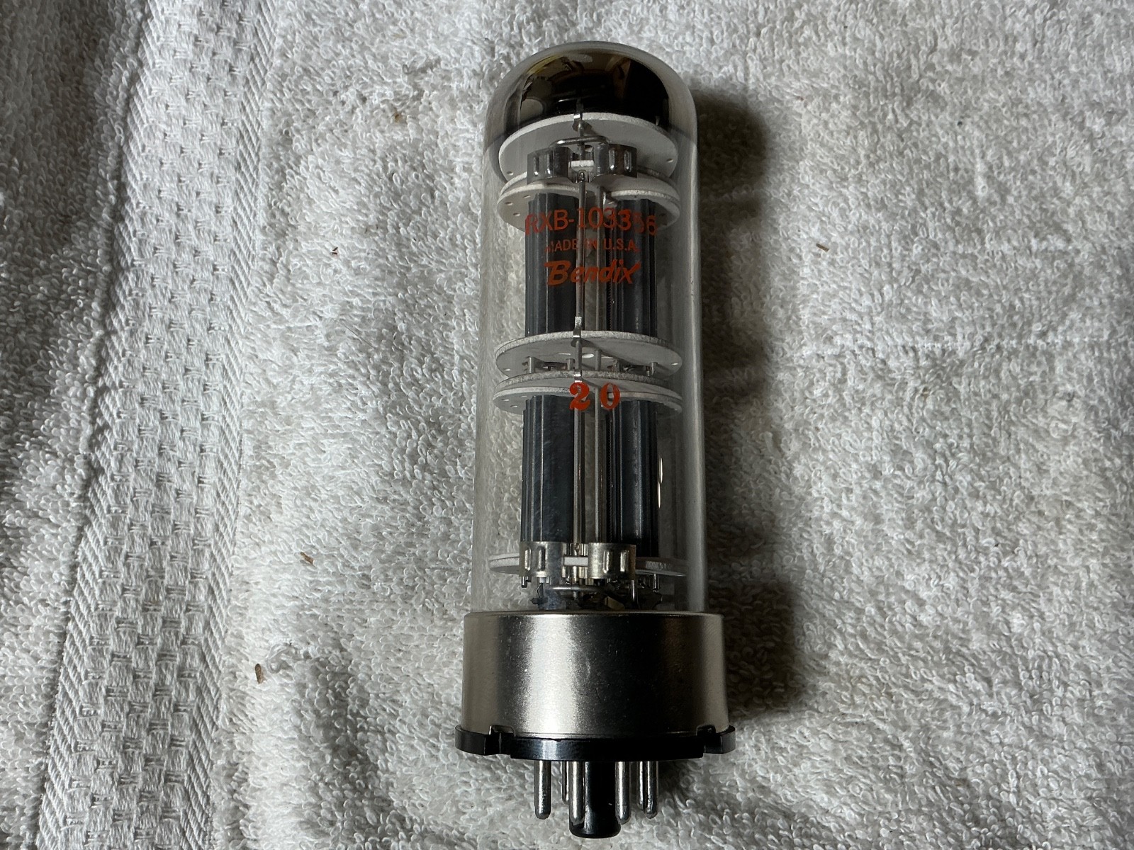 RARE NOS Bendix Red Bank EXPERIMENTAL Vacuum Tube MUSEUM QUALITY RBX-103356 OOAK