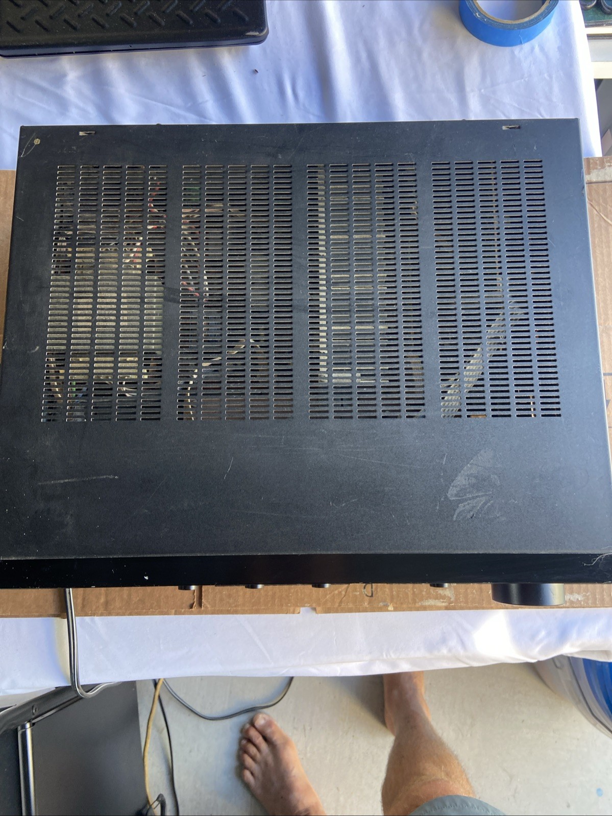 Kenwood KR-V8060 Stereo Receiver No Remote Tested Read Description