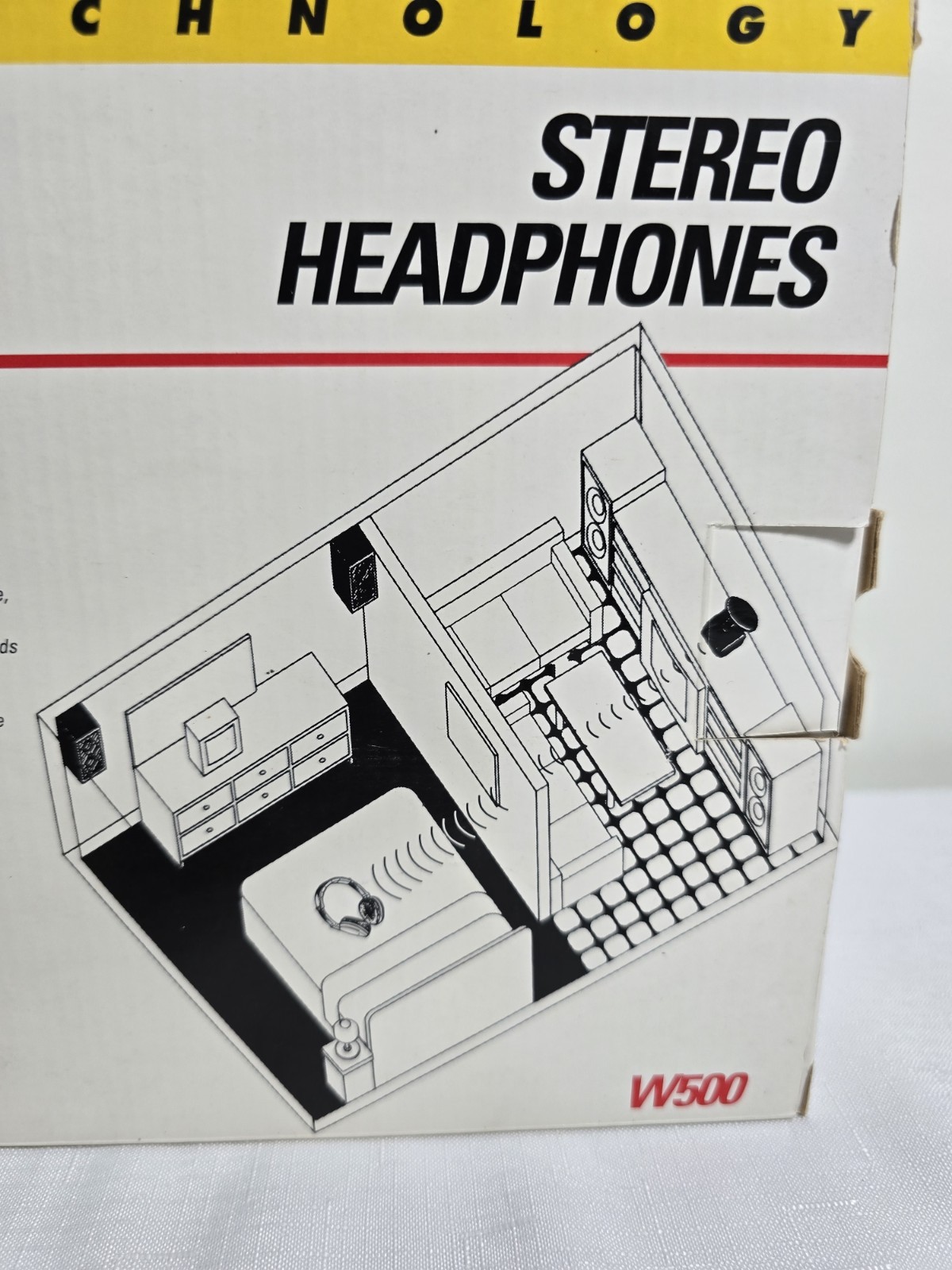 Vintage 1996 Recoton W500 Wireless Stereo Headphones New, never used