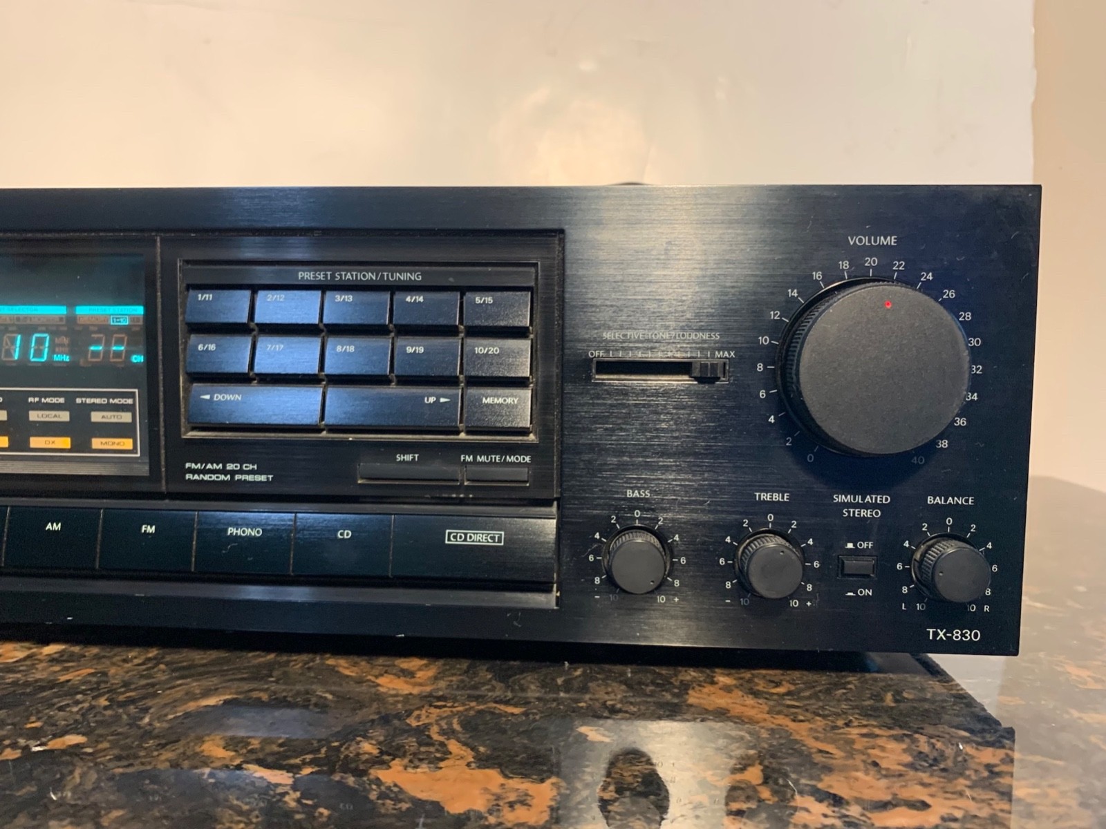 Onkyo TX-850 Quartz Synthesized Tuner Amplifier with Remote and Manual
