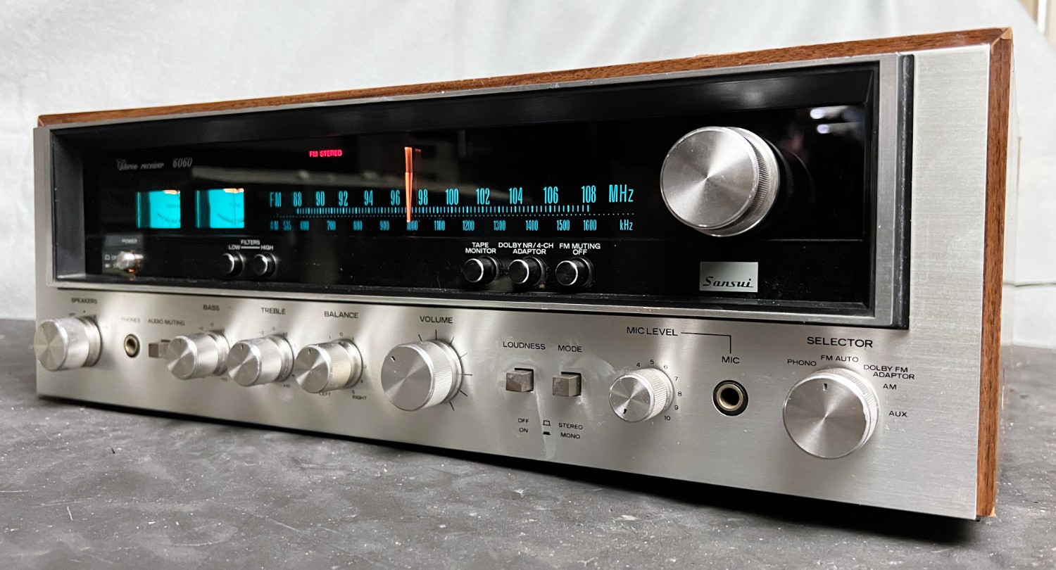Sansui 6060 AM/FM Stereo Receiver – Serviced & Tested – Sounds Great