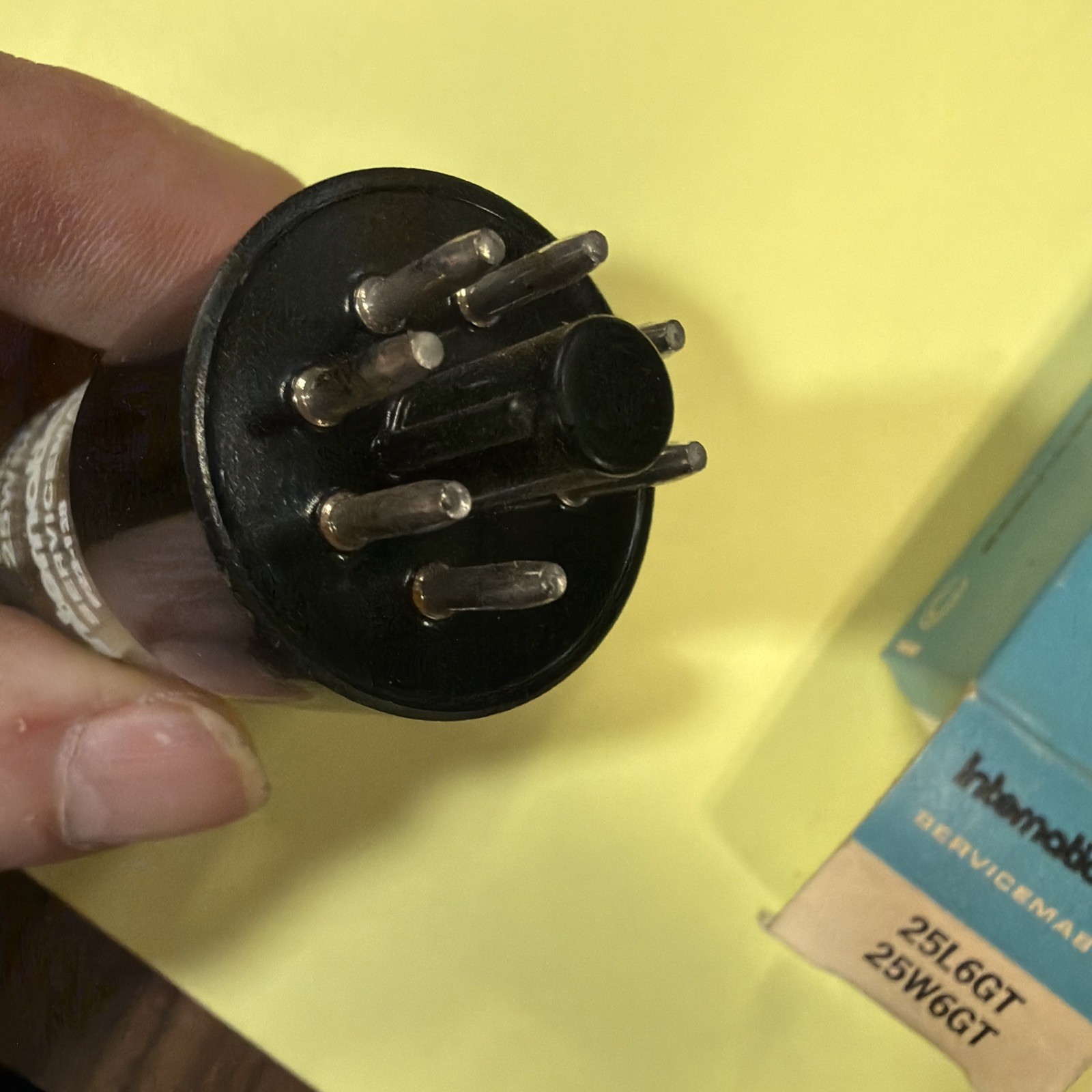 ICC 25L6GT / 25W6GT Beam Pentode Vacuum Tube NOS USA