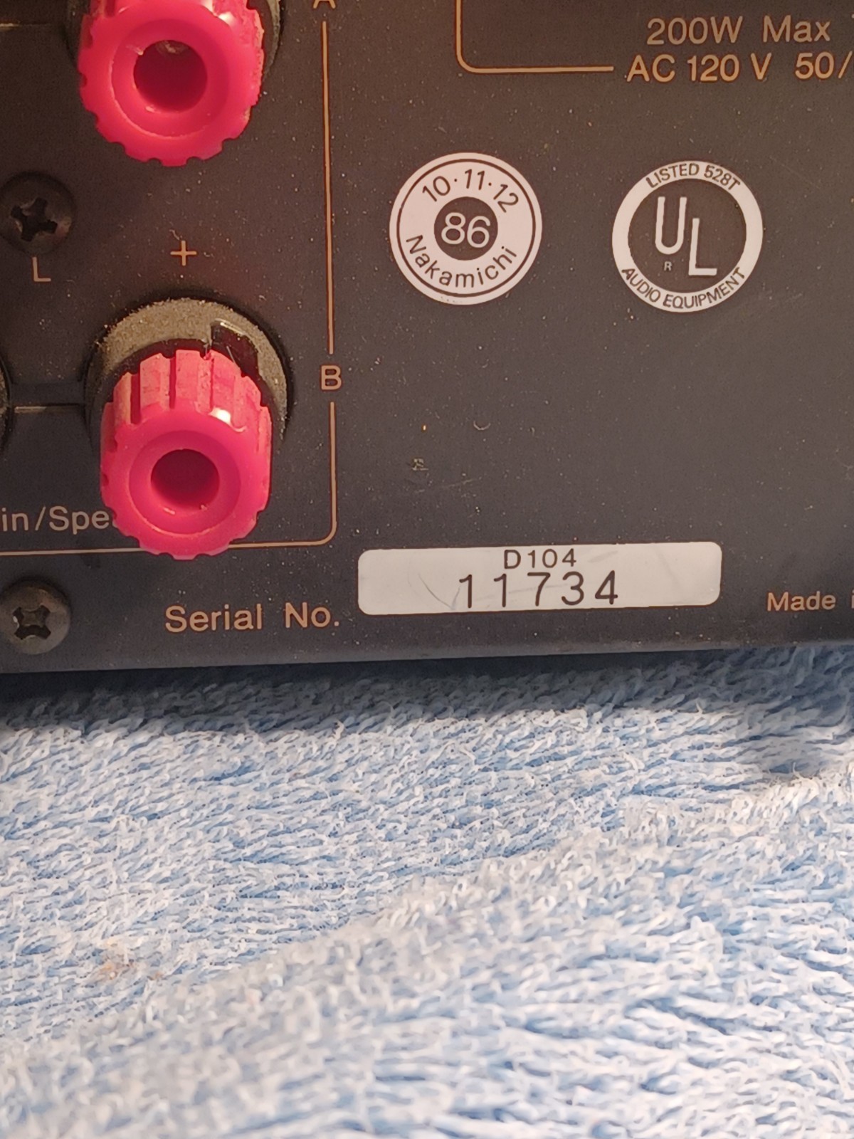 Nakamichi Stasis SR-2A, Parts Or Repair, 1977? Powers Up! Read