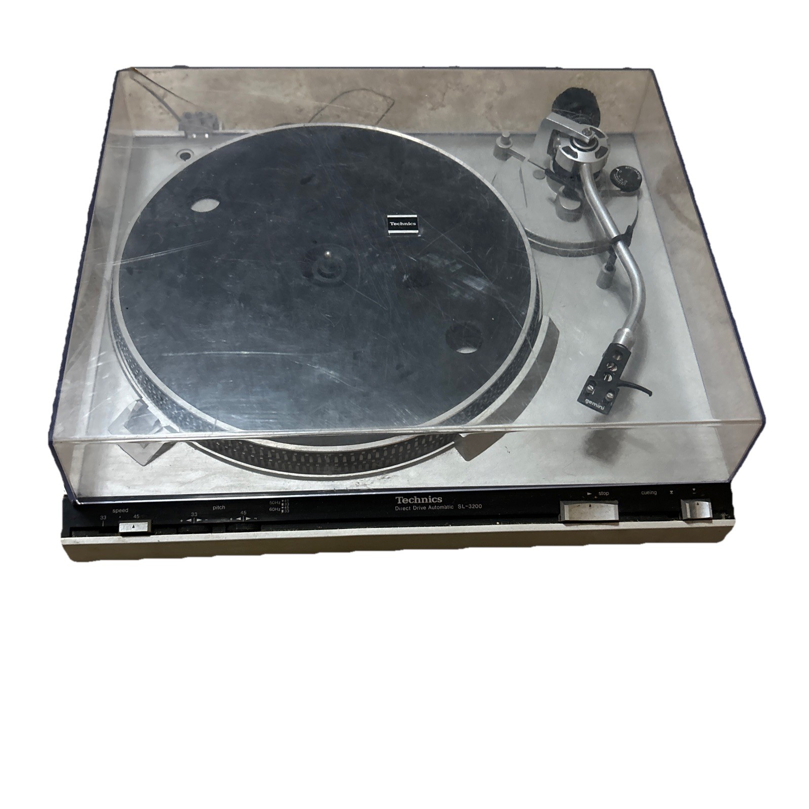 Vintage TECHNICS SL-3200 Direct Drive Automatic Turntable System As Is