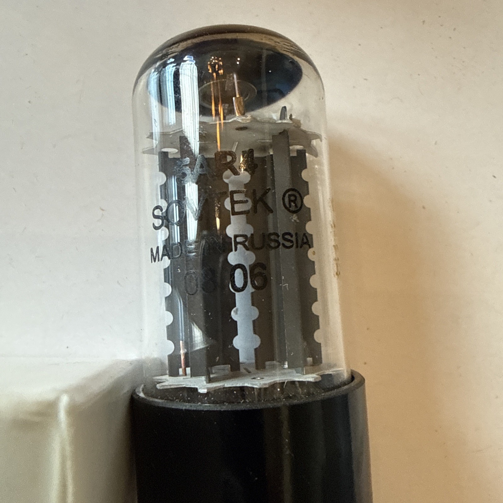 Sovtek 5AR4 rectifier tube, NOS Tested At 100% T28