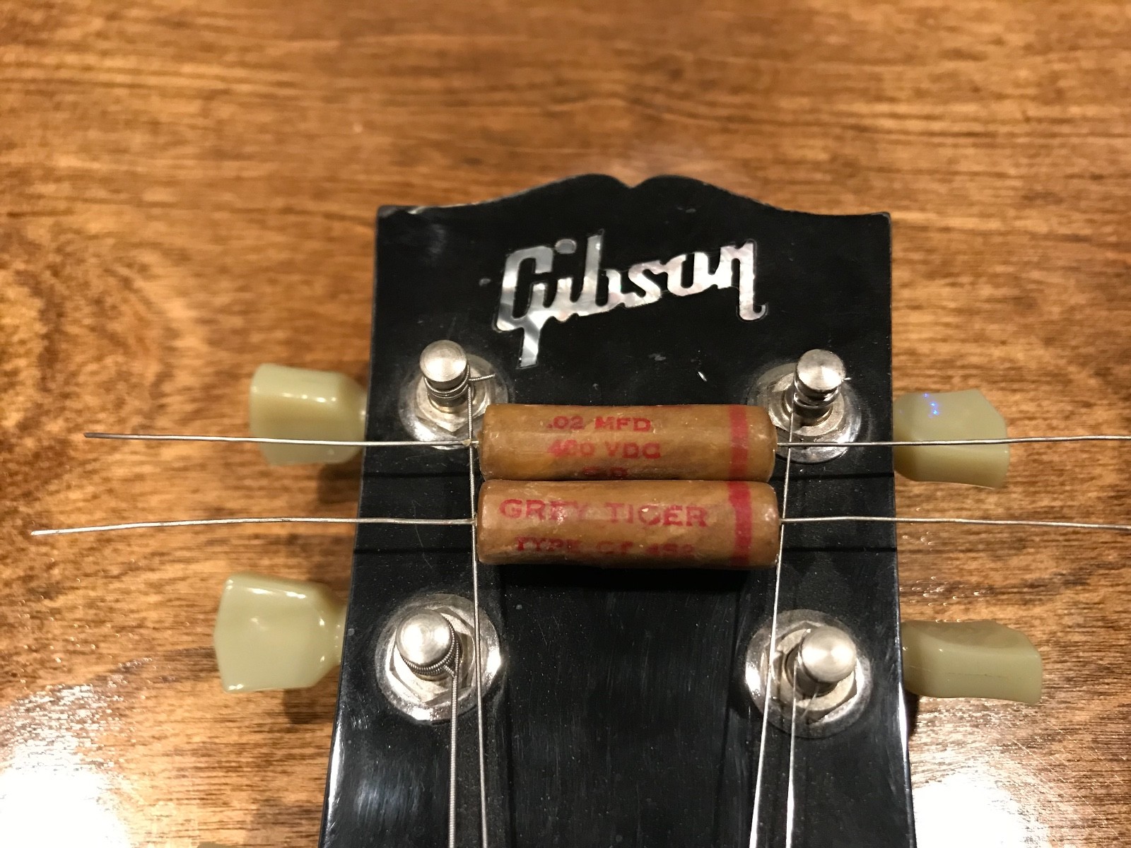 Pair 1950’s NOS Cornell Dubilier ‘Grey Tiger’ Tone Capacitors .02uf 400v RARE!!!