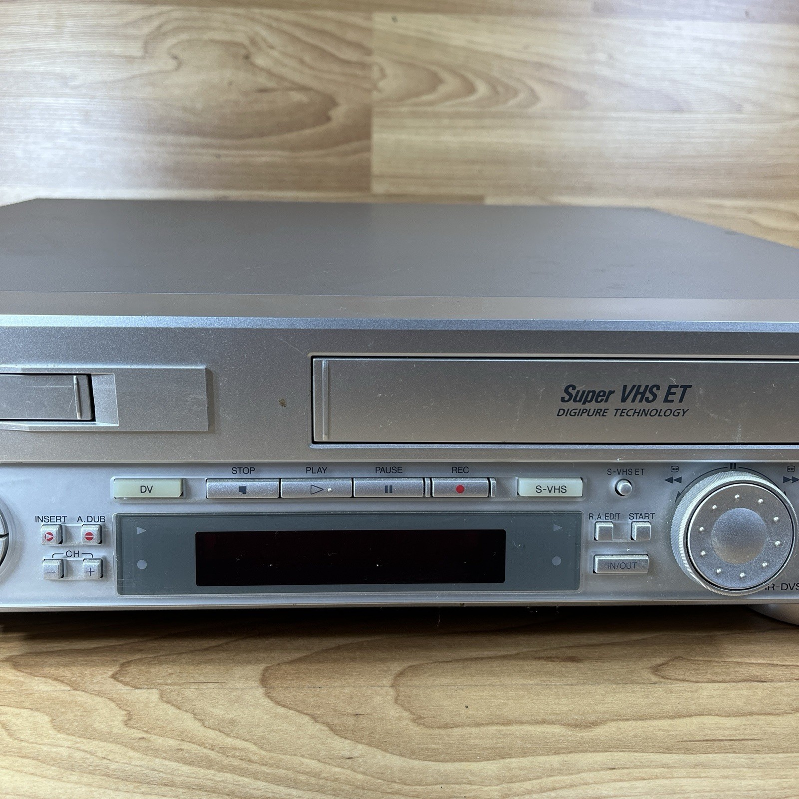 JVC HR-DVS2U VHS Mini DV Player Only AS IS, For Parts NO Returns BOTH Sides Bad