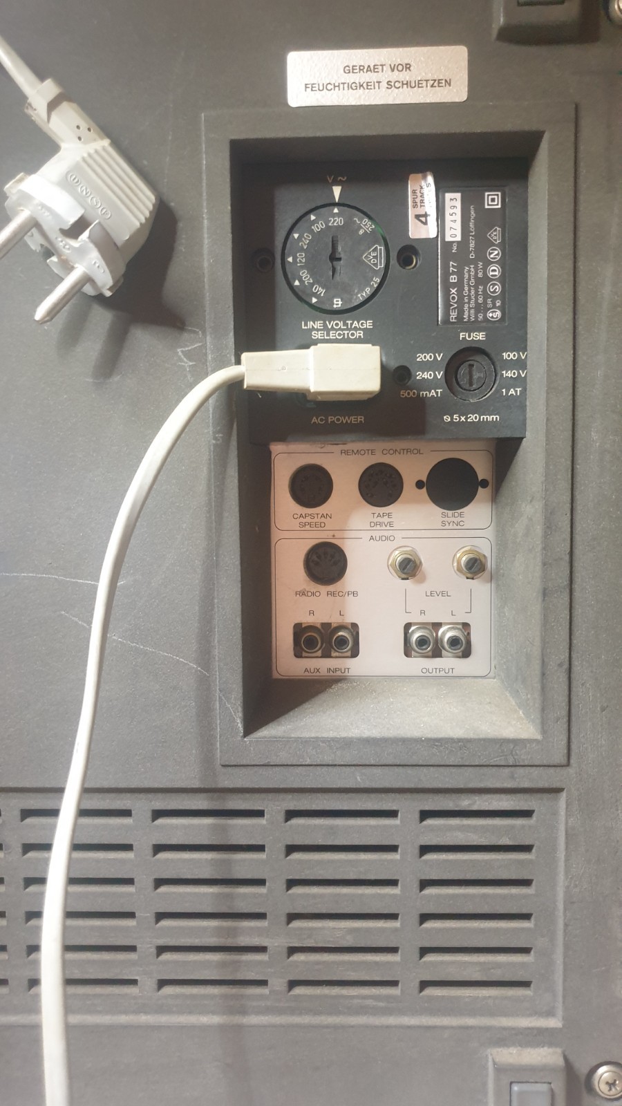REVOX B77 STEREO TAPE RECORDER