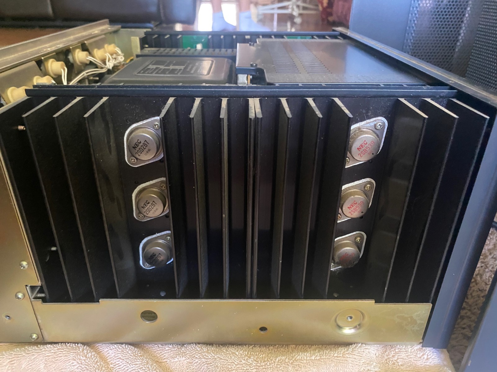 VINTAGE KENWOOD 700M AMPLIFIER ALL ORIGINAL UNMOLESTED TESTED FULLY WORKING 700M