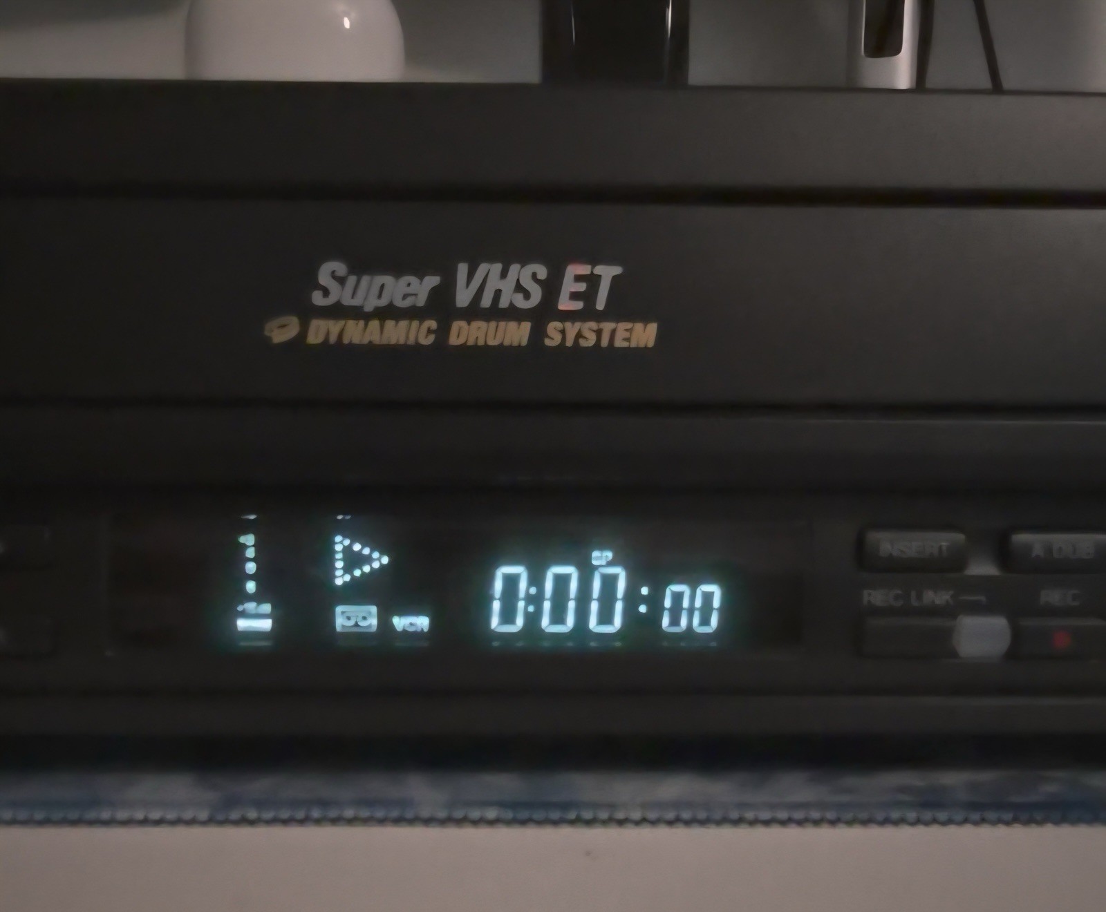 JVC HR-S7600U Super S-VHS ET VCR – Tested w/ Remote