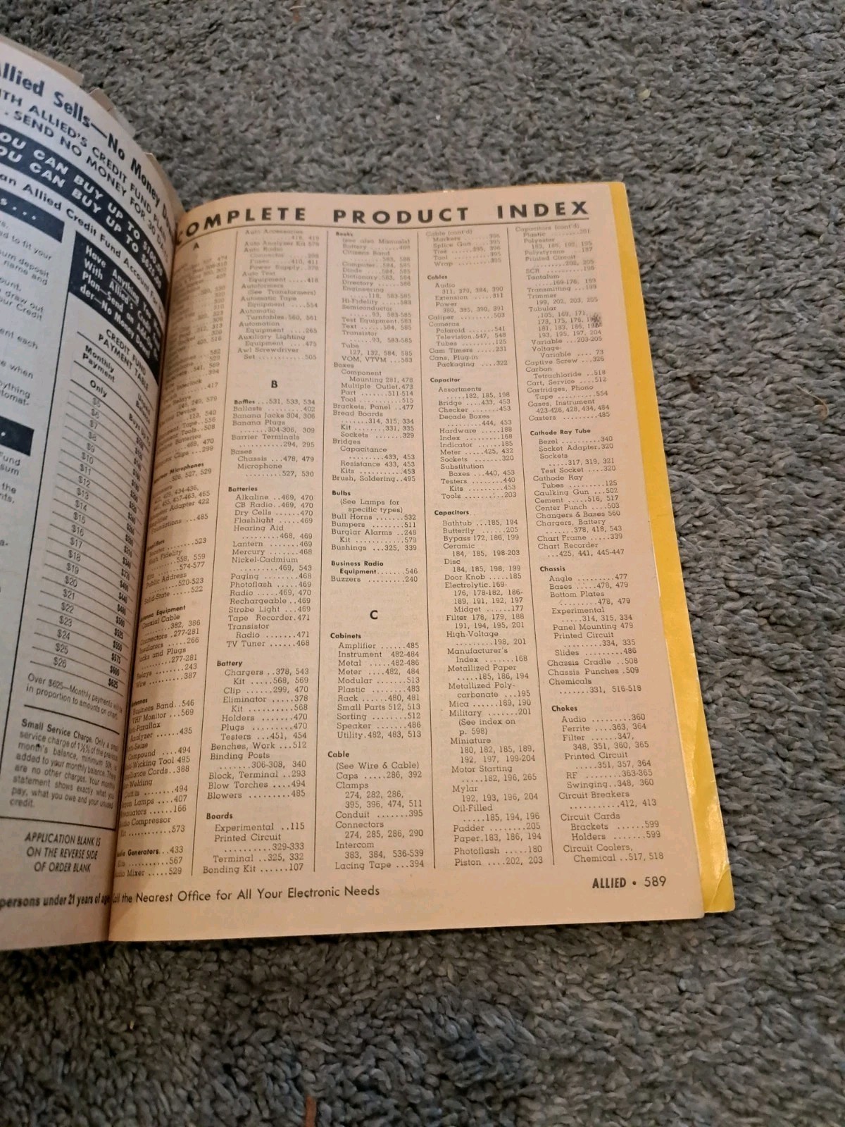 Vintage 1968 Allied Industrial Electronics Catalog No. 680