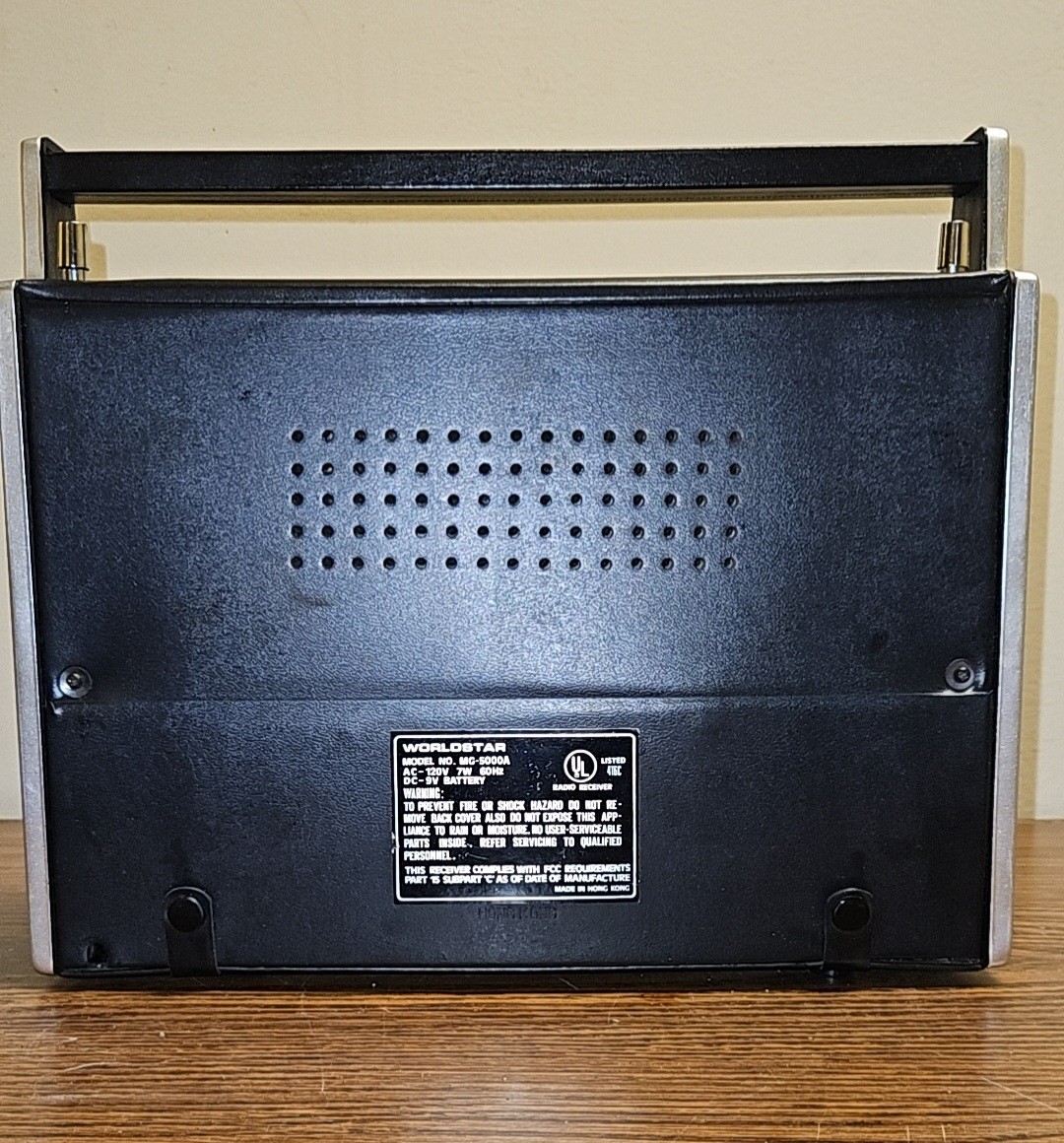 Vintage Worldstar Radio MG-5000A Solid State Multi-Band Receiver As Is Parts .