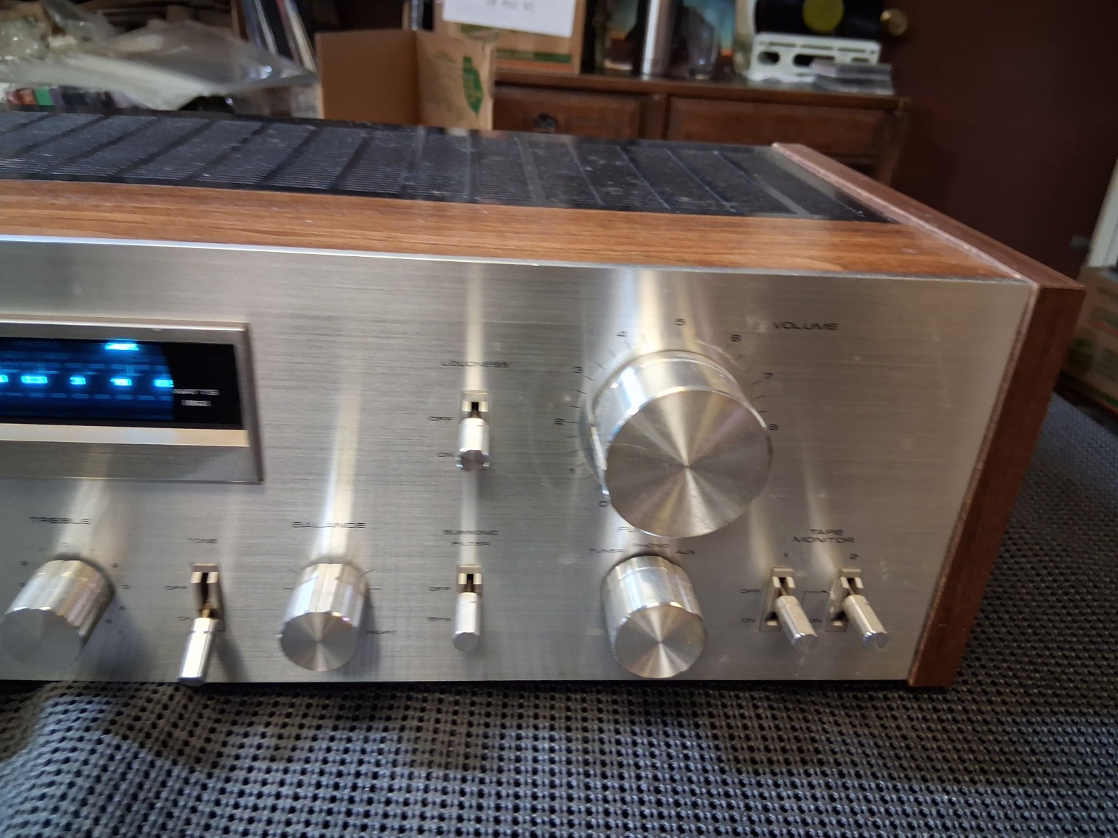 Pioneer SA-6800 Stereo Amplifier Vintage Tested Working Japan Made Wood Retro