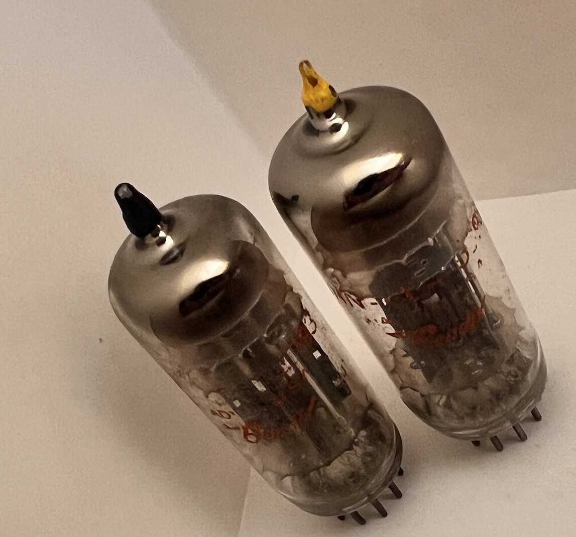 Pair Bendix 5993 TT-10 Rare SPECIAL Yellow Blue Tip (ultra low noise) Old Stock