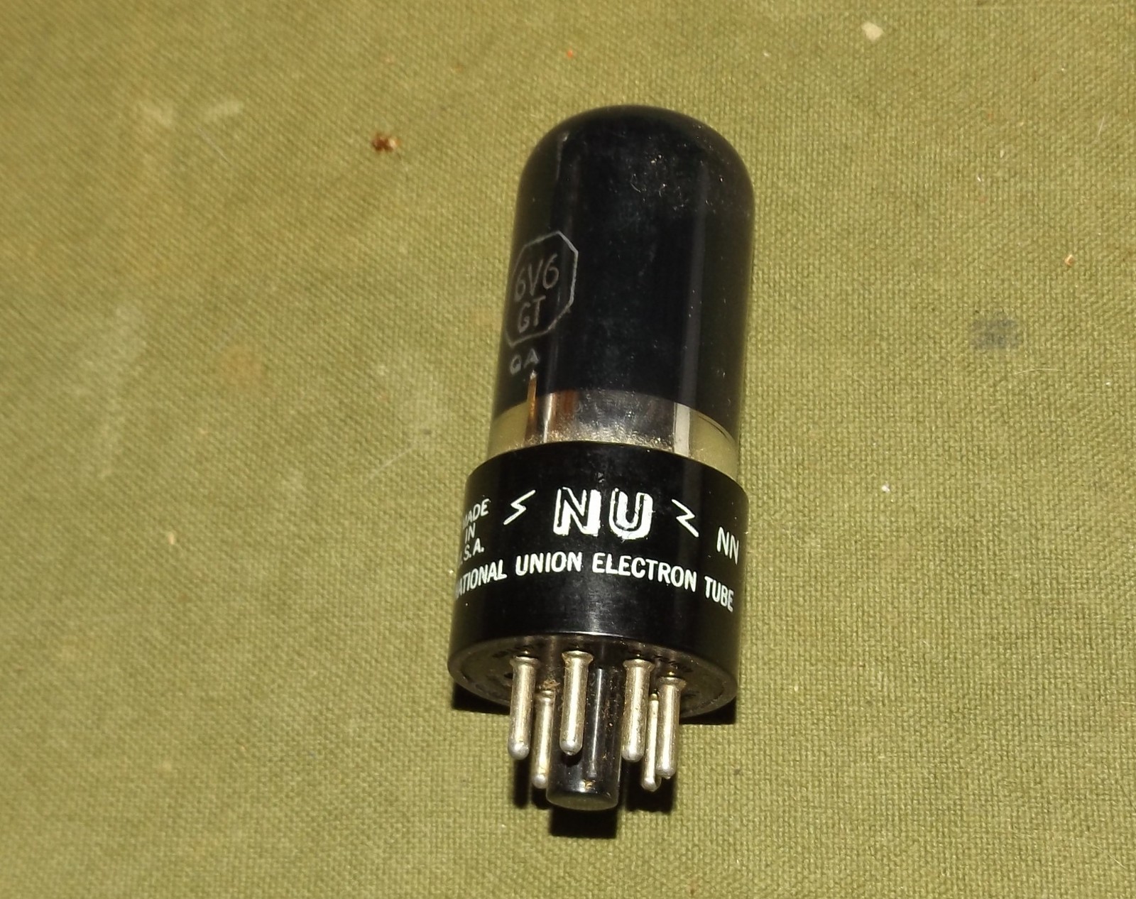 NATIONAL UNION 6V6 GT Black Plate Champ Amp Power Tube
