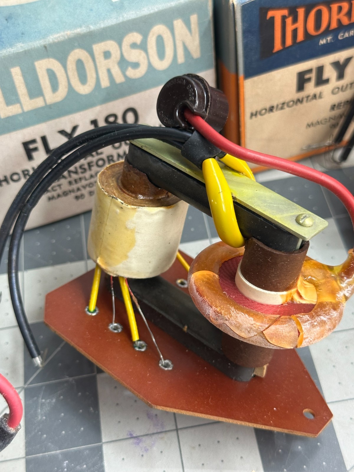 3-pack VINTAGE Halldorson Fly 180 Power Horizontal Output Transformer 306811-1